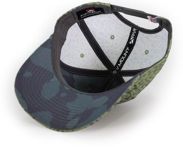 Paramount Outdoors six-panel mesh back cap emphasizes structural support and ventilation.