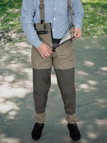 In-use shot demonstrates versatile performance for fly fishing across changing river conditions.
