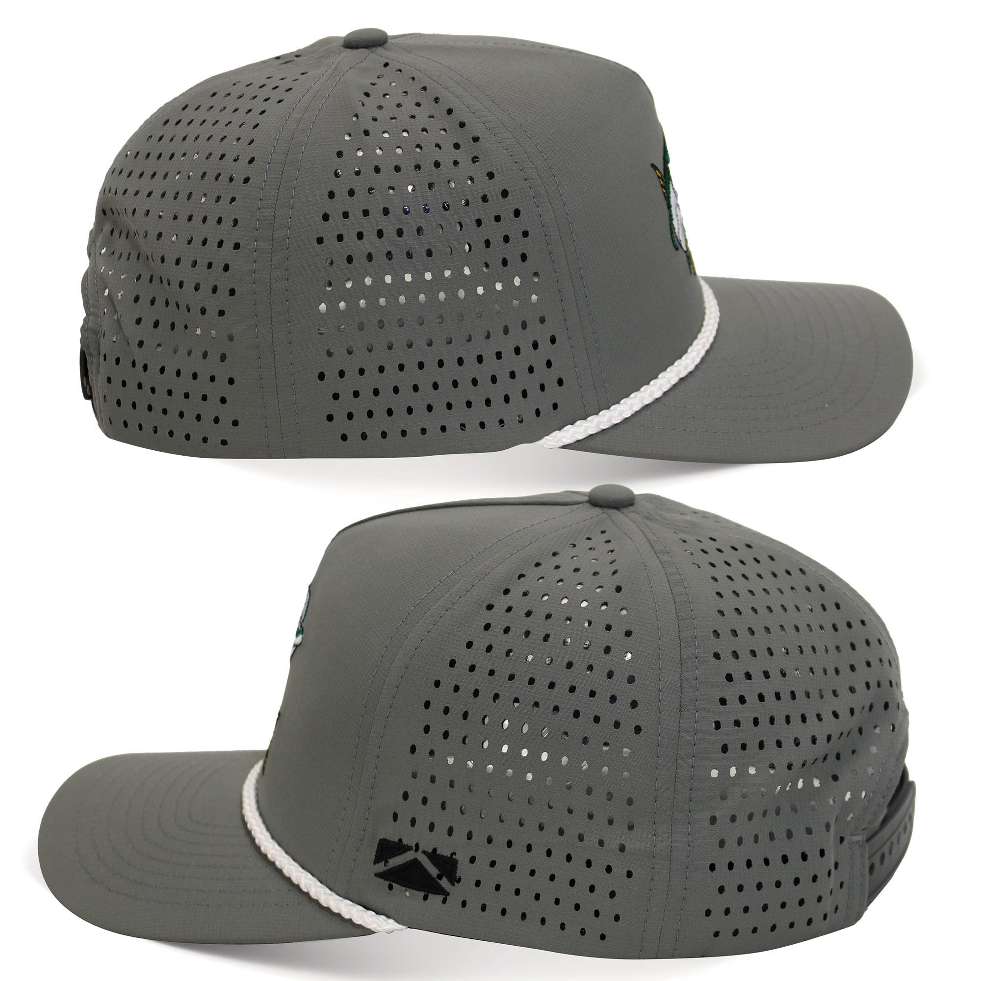 Paramount Outdoors Tarpon cap back perforated view, breathable for hot saltwater days.