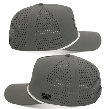 Paramount Outdoors Tarpon cap back perforated view, breathable for hot saltwater days.