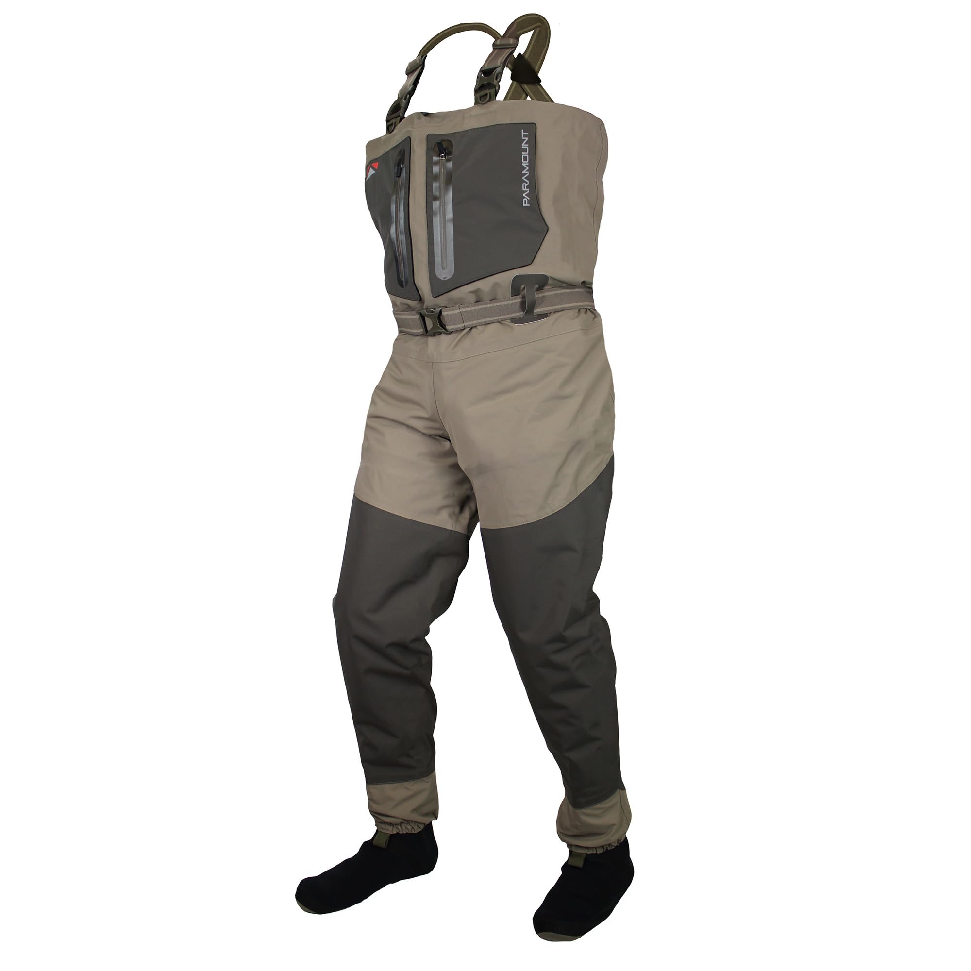 Paramount Outdoors Whetstone 2 chest pockets close-up for secure gear storage.