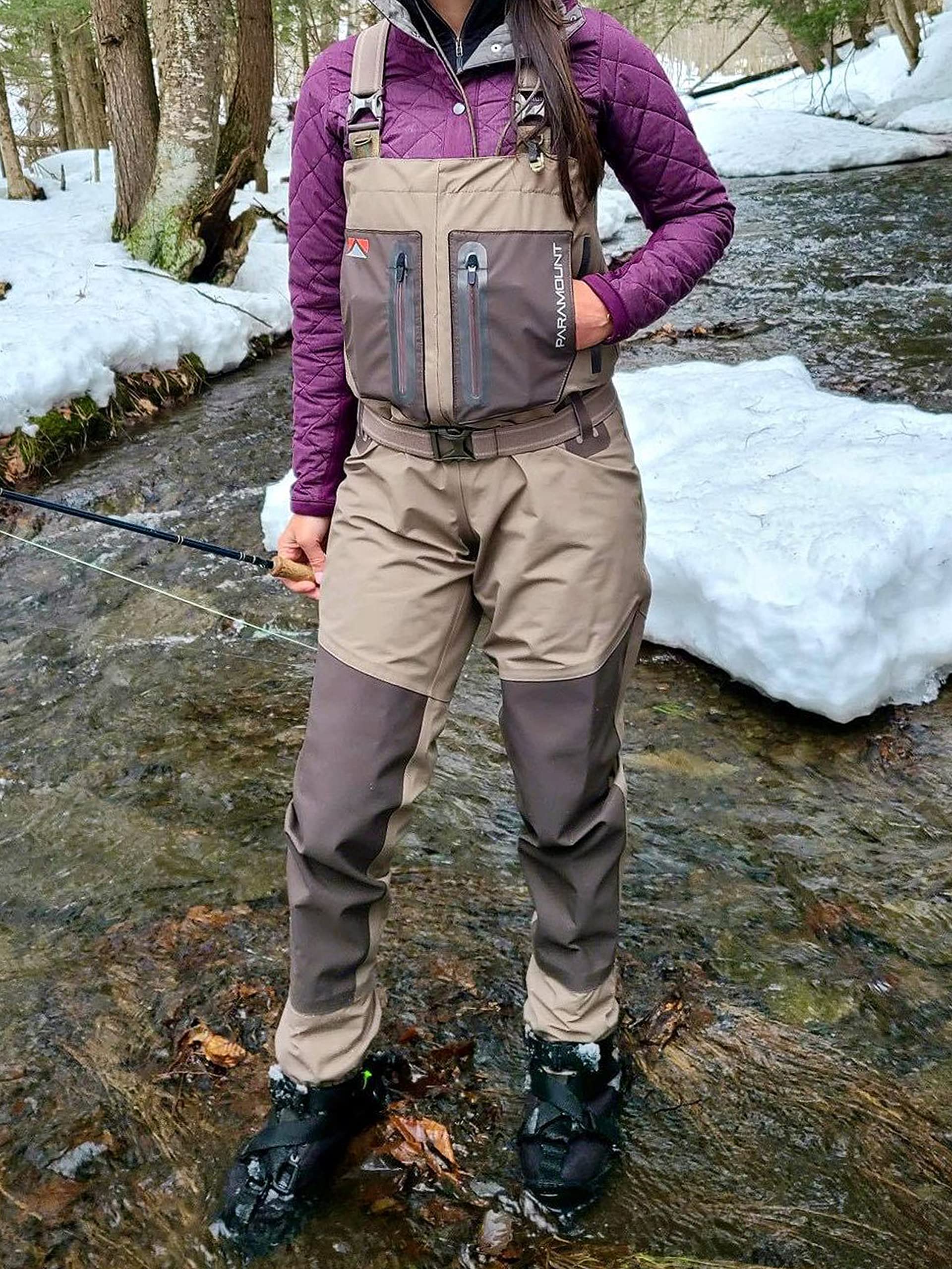 Paramount Outdoors Whetstone microfleece pockets keep hands warm on chilly mornings.