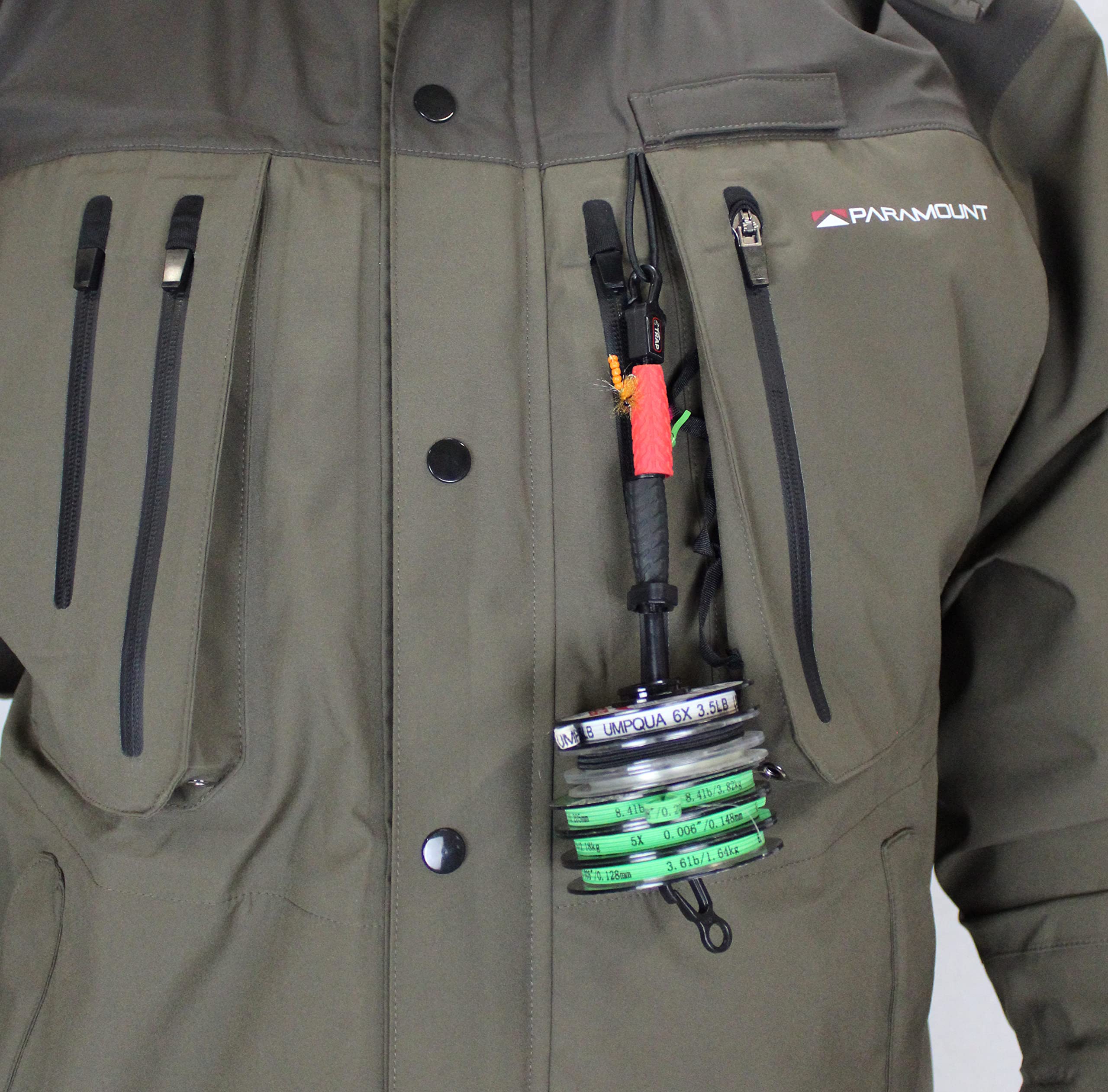Paramount Outdoors Whetstone jacket-daisy-chain-attachment offers quick gear access.
