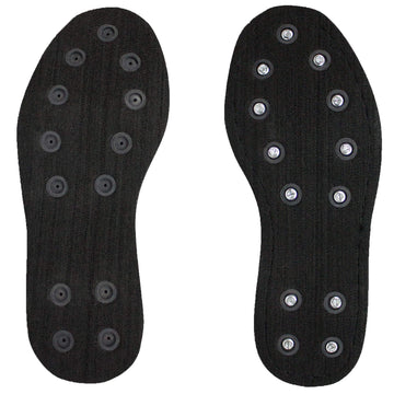 Paramount Outdoors Stonefly felt sole wading shoe sole shot for contact with surfaces
