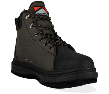 Paramount Outdoors Stonefly wading-boot in-river-use demonstrates real-world versatility in current.