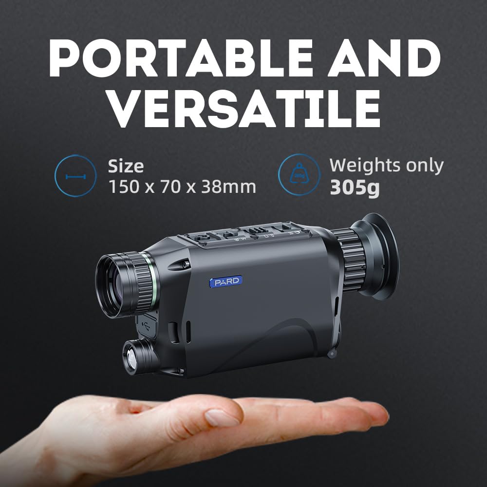 PARD Night Vision Monocular full HD photo-video captures high-detail hunting scenes