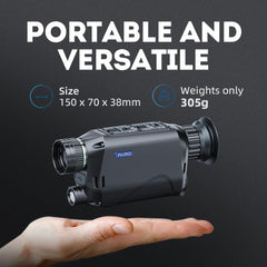 PARD Night Vision Monocular full HD photo-video captures high-detail hunting scenes