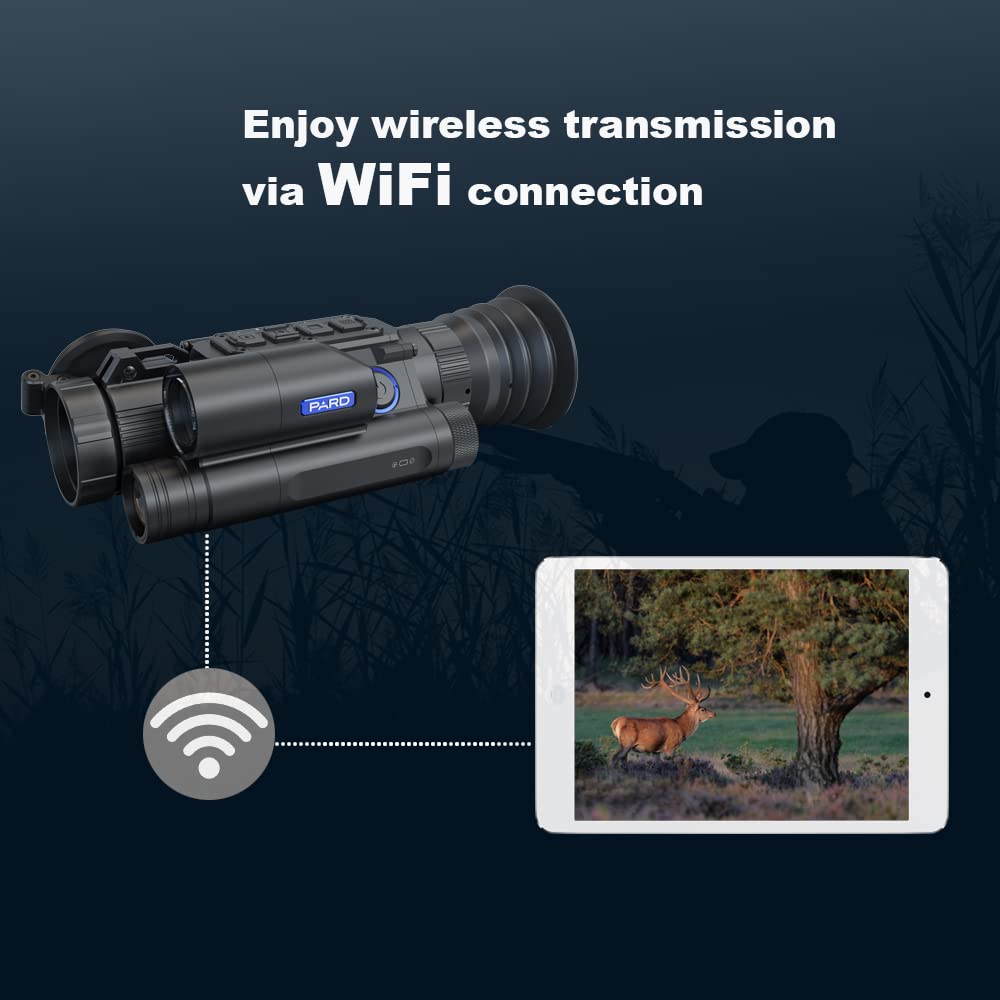 PARD Night Vision Scope folding-front-cap protects optics during transport.