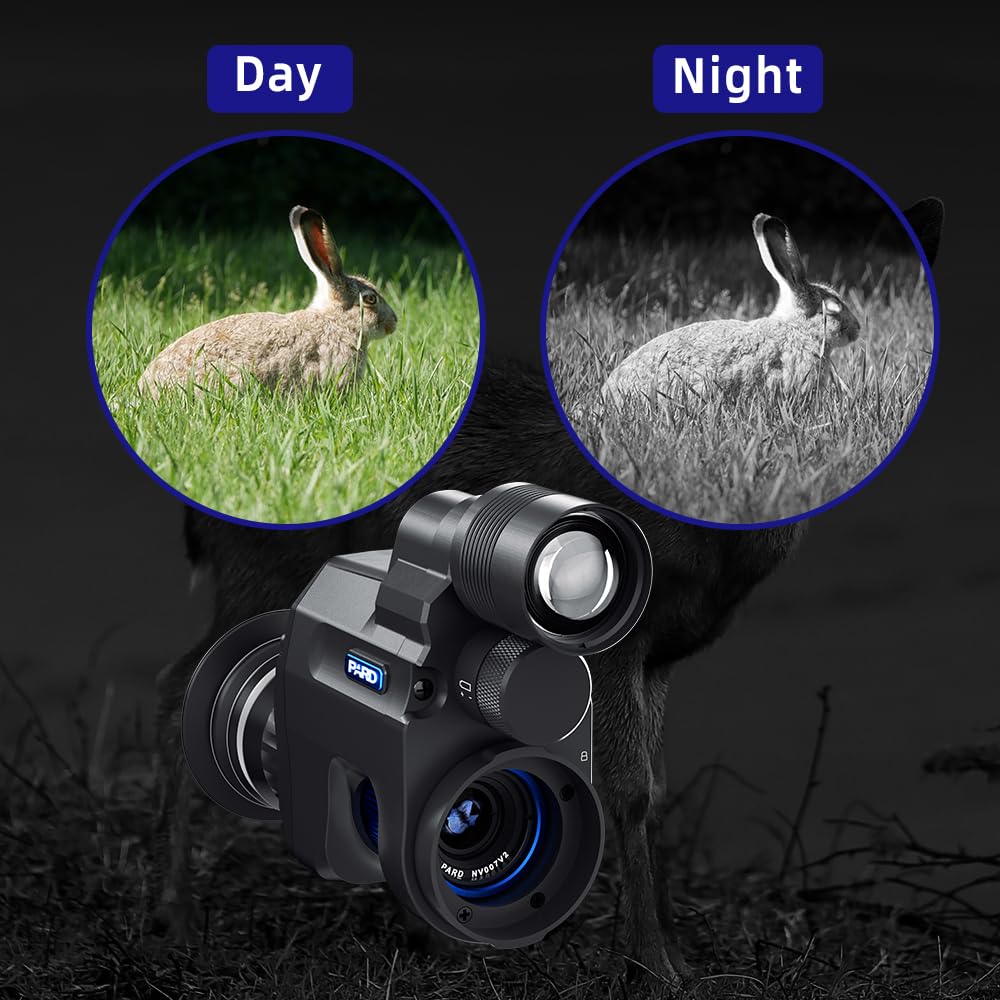 Pard NV007V2 night vision sensor delivers sharper images in low light for precise target detection.