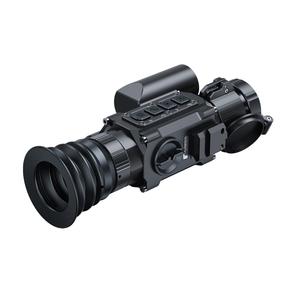 PARD NV008SP2LRF 1200m rangefinder aids quick distance assessment during hunts.