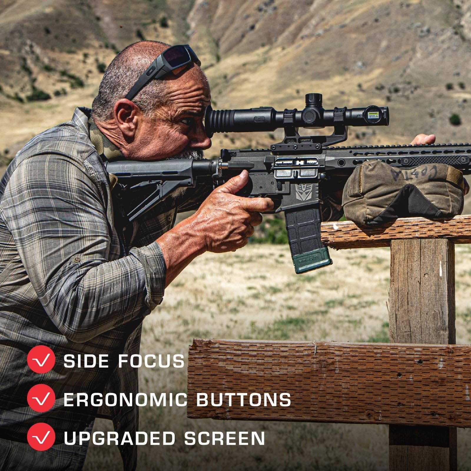 Pard Pantera 256 Q compact lens and optics enable versatile field use.