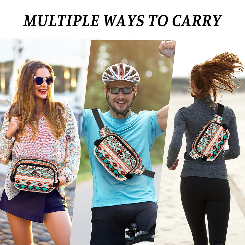 Pardick Aztec Fanny Pack ideal for travel, hiking, and outdoor activities.