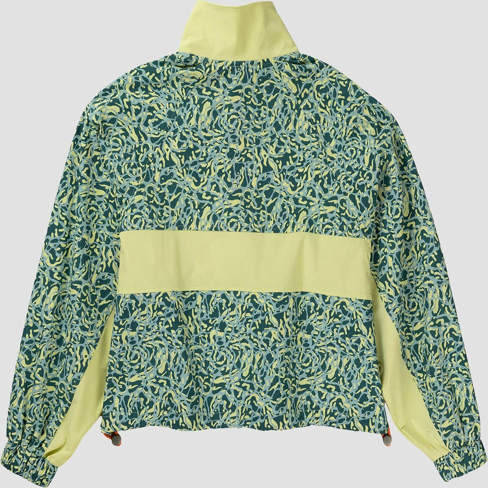 Parks Project New River Flow windbreaker, adjustable waist with bungee tab for secure fit