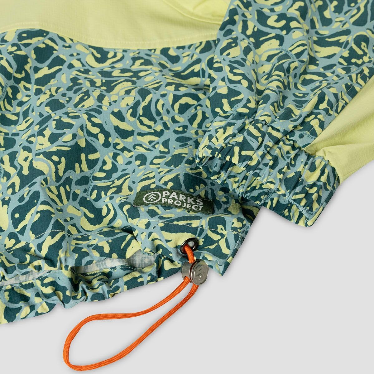 Parks Project windbreaker at the beach, wind-ready layer for sun and gusts