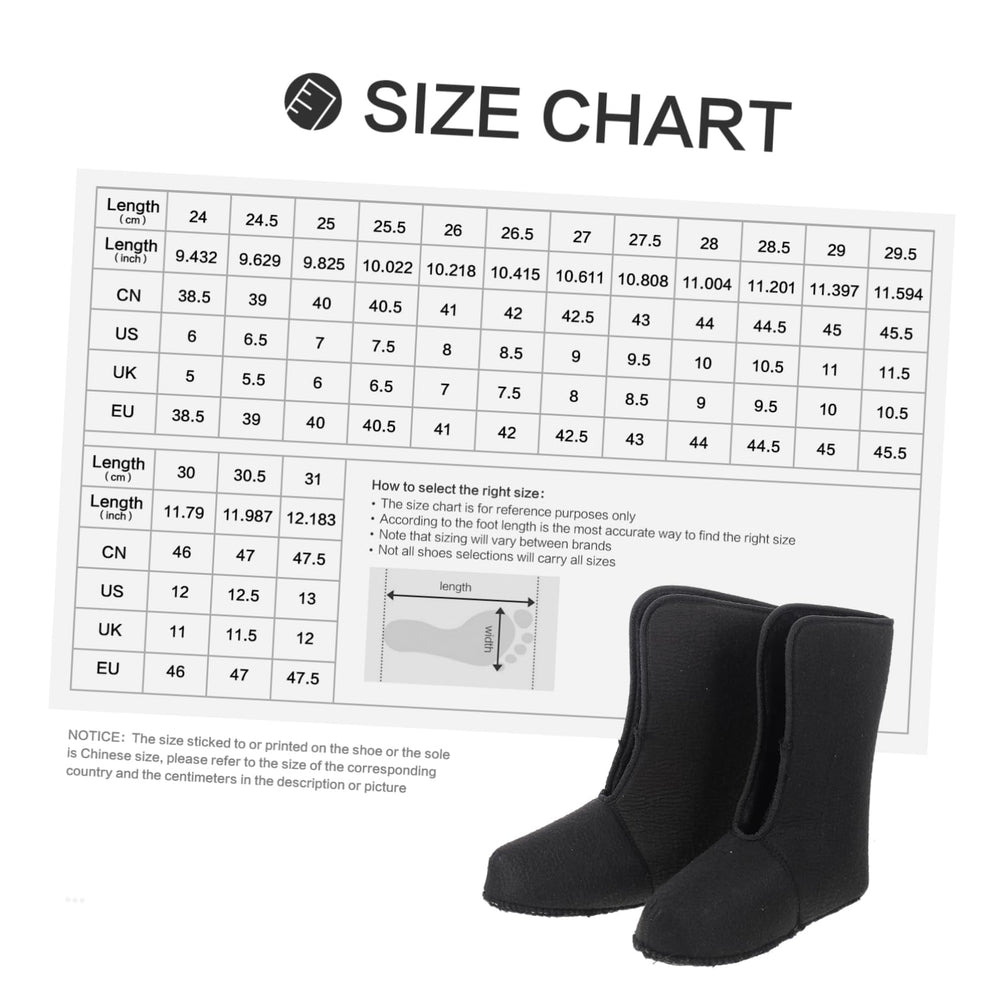 Parliky black boot liner provides durable warmth for outdoor use.