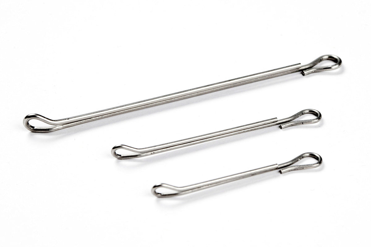 Partridge intruder shank 55mm in stainless steel, compatible with Waddington patterns and Z4 hooks.