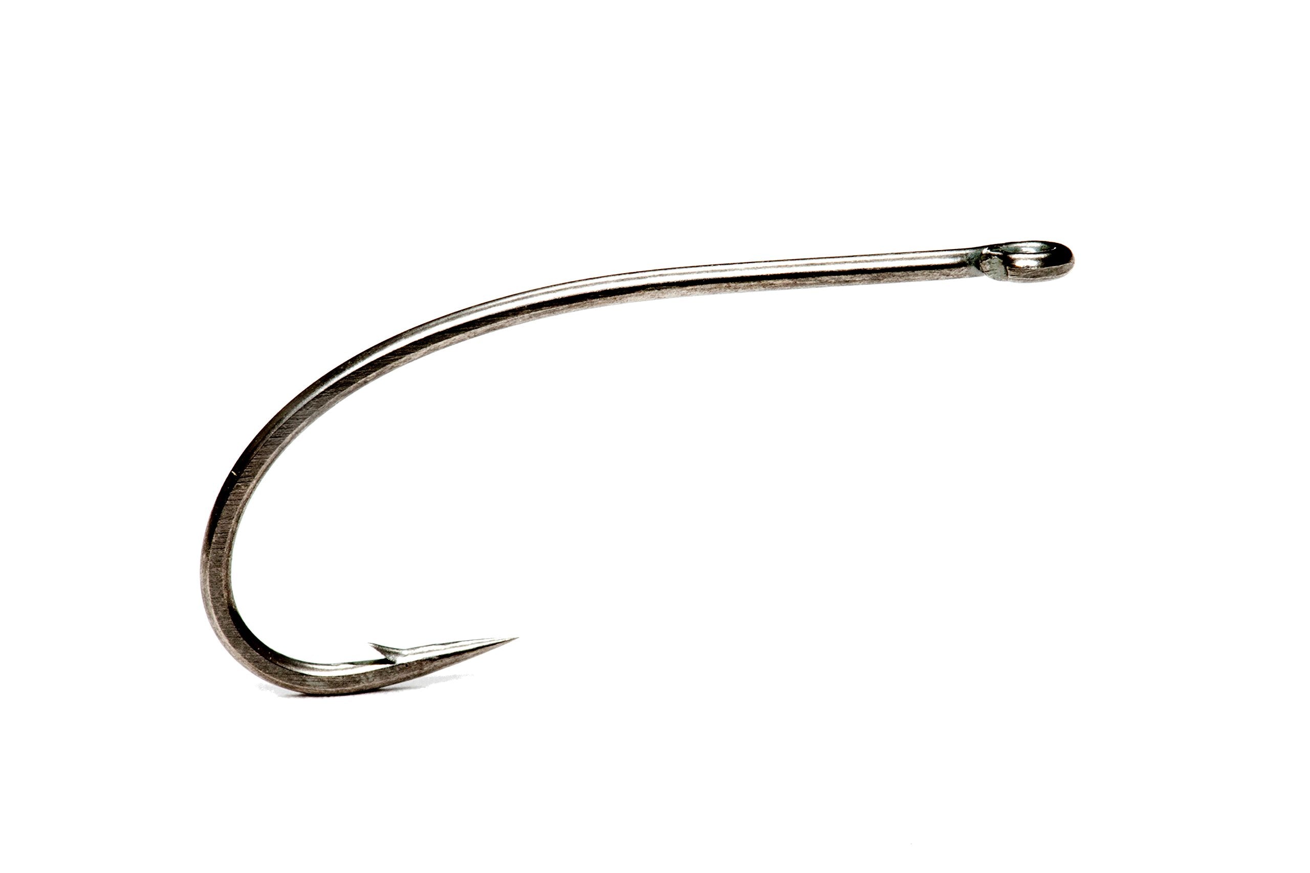 Partridge Predator CS54 hook with saltwater shrimp imitation, ideal for short streamer patterns.