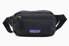 Patagonia Ultralight Black Hole Mini Hip Pack side view adjustable strap comfortable wear