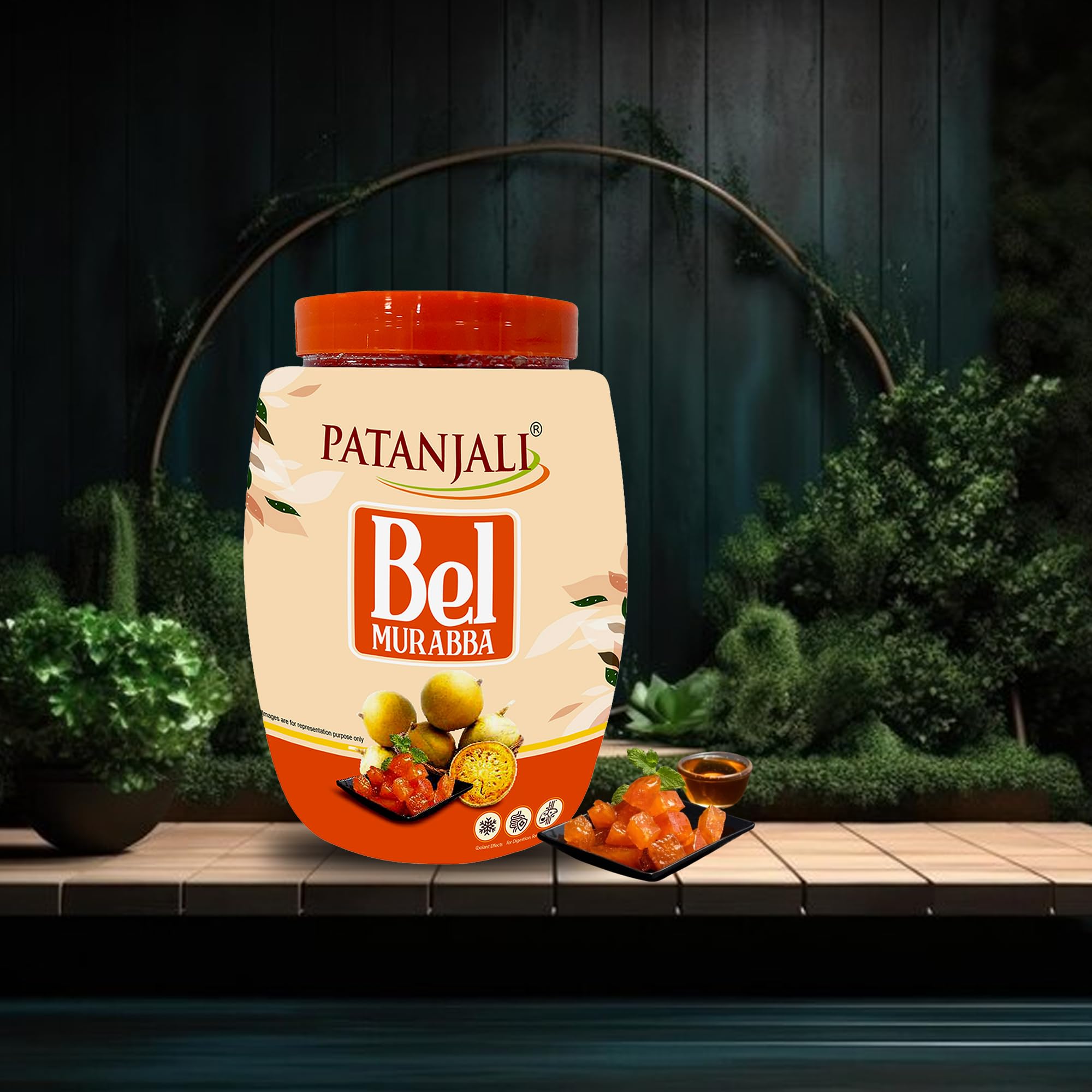Patanjali Bel Murabba packaging 1 kg jar for family enjoyment