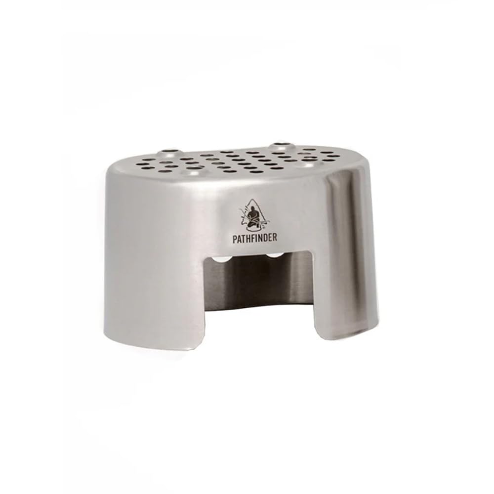 The Pathfinder School canteen cooking set nesting stove shows a complete portable camp cook setup.