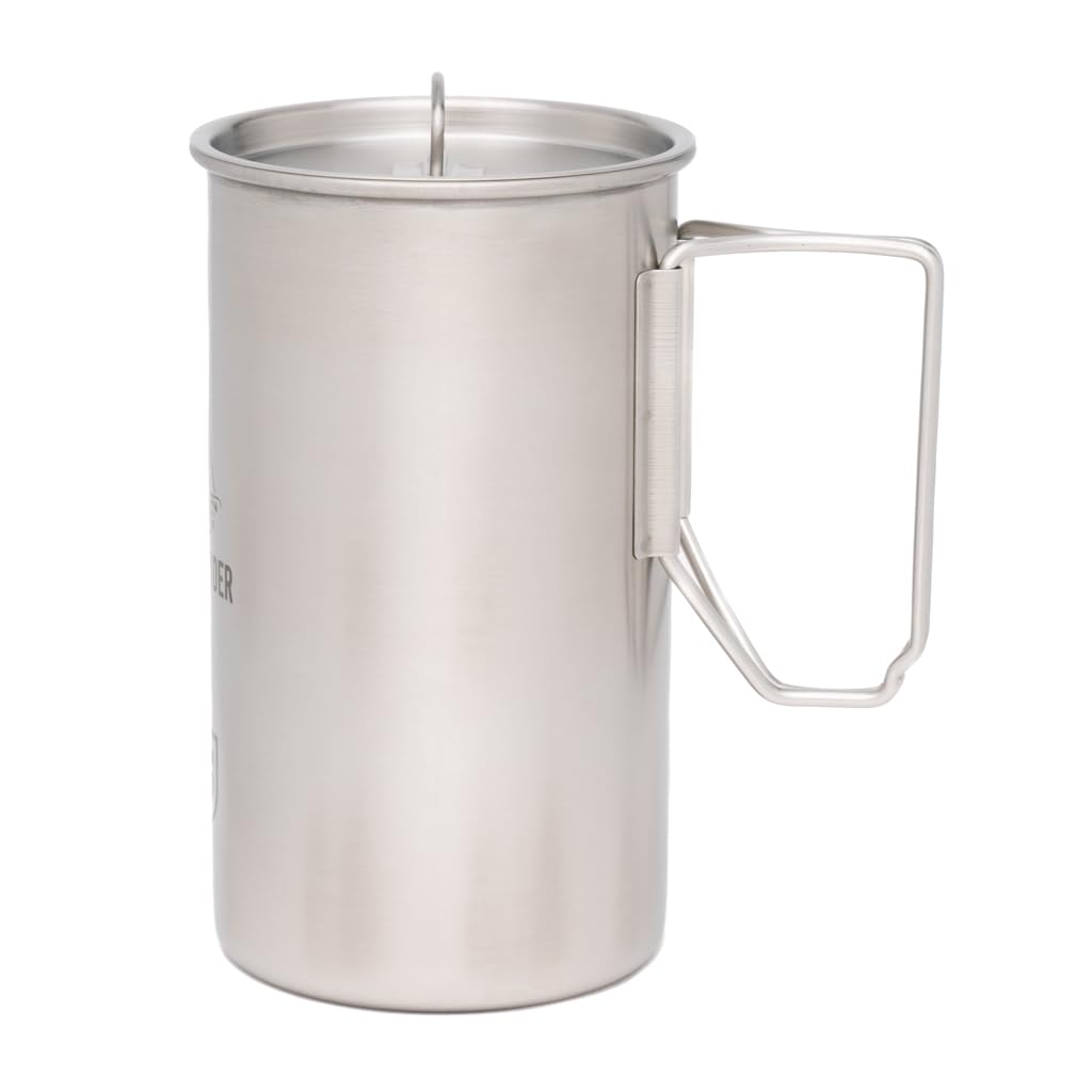 Graduated measurements visible for precise portions during boiling or camping meals.