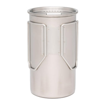 304 stainless steel construction endures open flames and rugged outdoor use.
