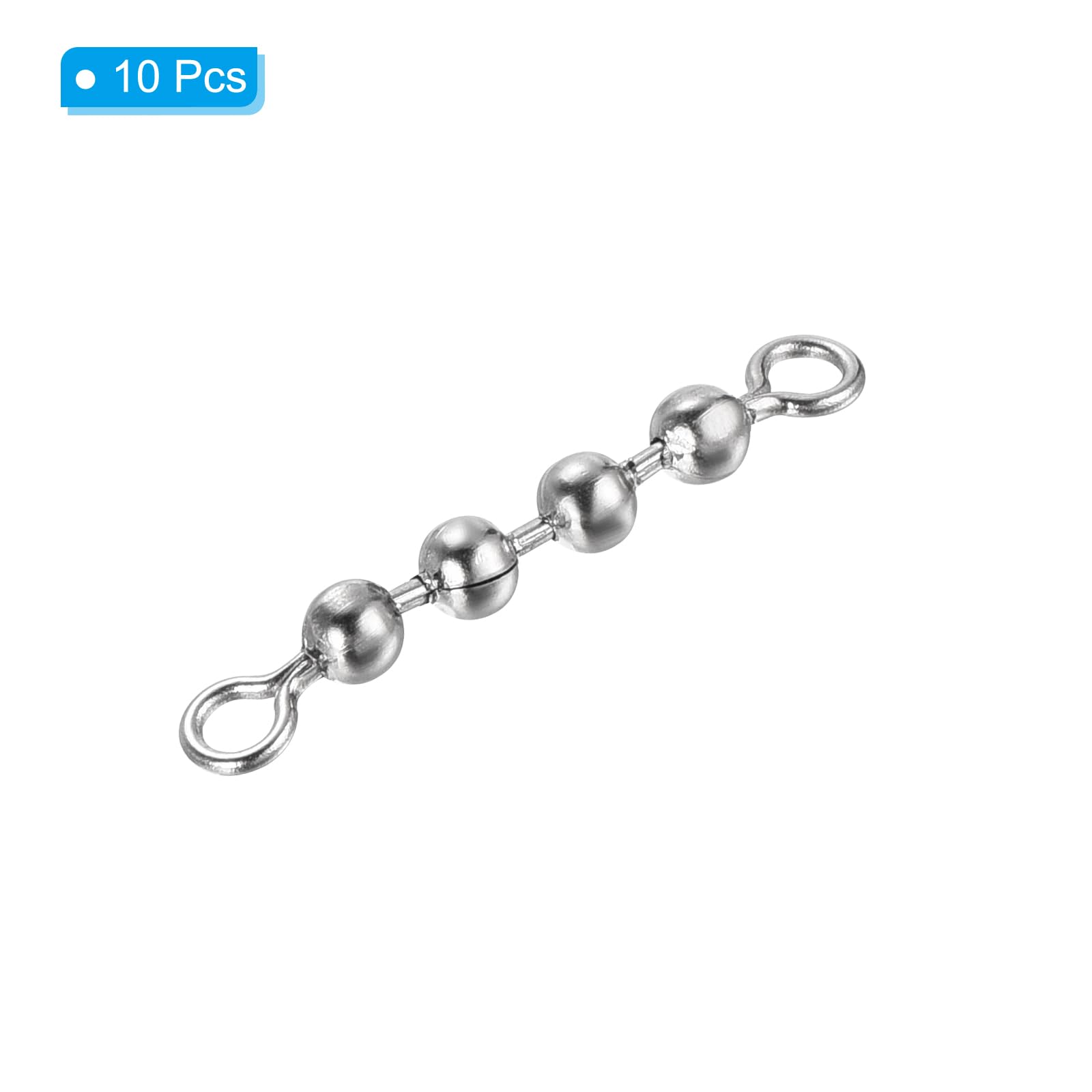 Catfish swivel with round ring design, rust-resistant