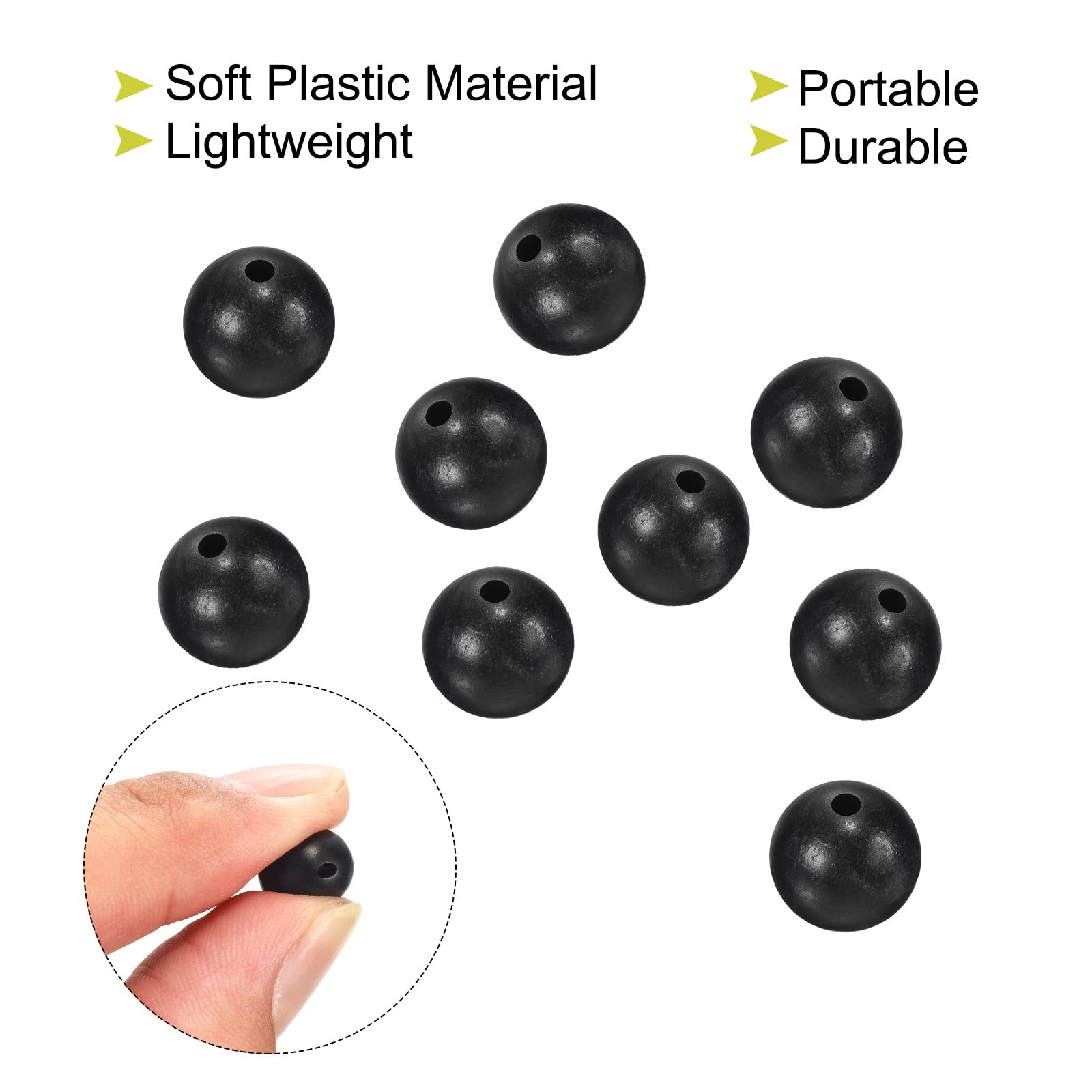 PATIKIL 200-piece pack provides a ready supply for many fishing trips.