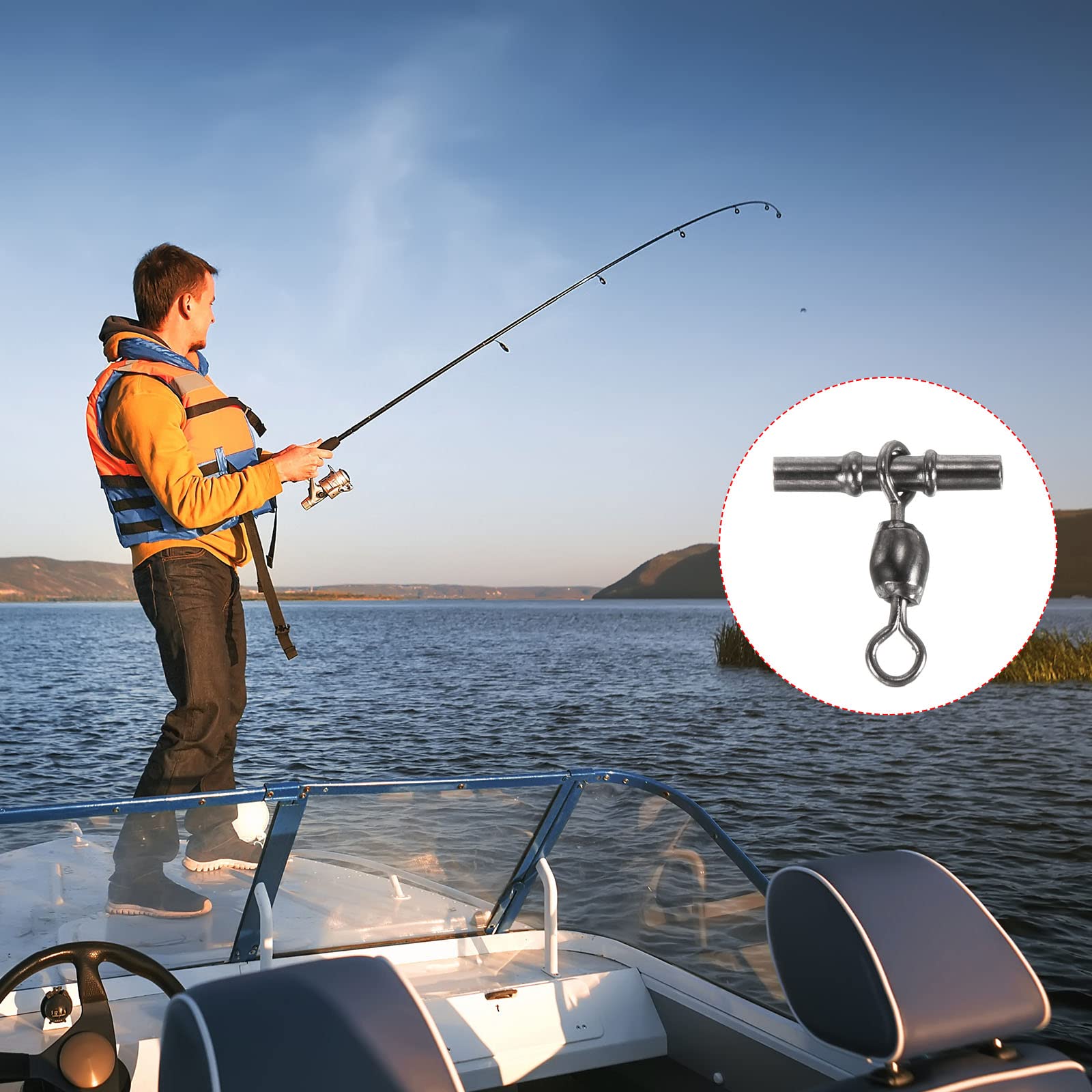 PATIKIL 10-pack sleeve swivels ready to deploy