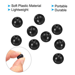 PATIKIL 12mm beads with a 2-5mm hole for flexible line threading.