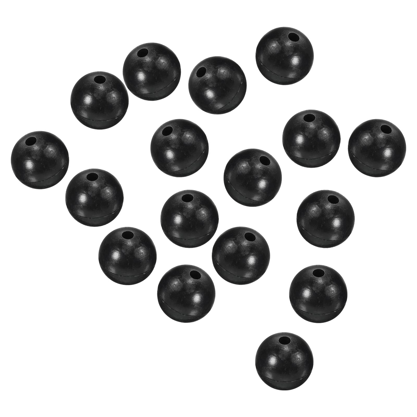 PATIKIL 12mm black fishing beads for quick rig setup