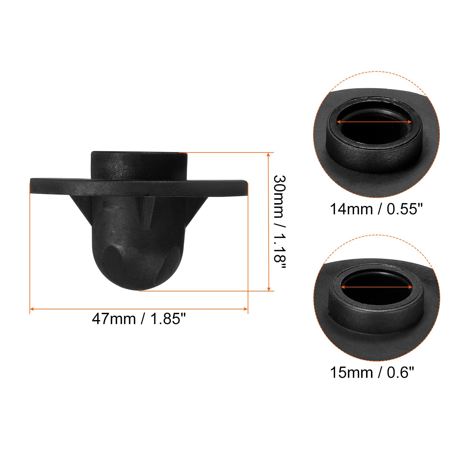 PATIKIL 14mm-15mm tubing diameter compatibility for versatile chairs