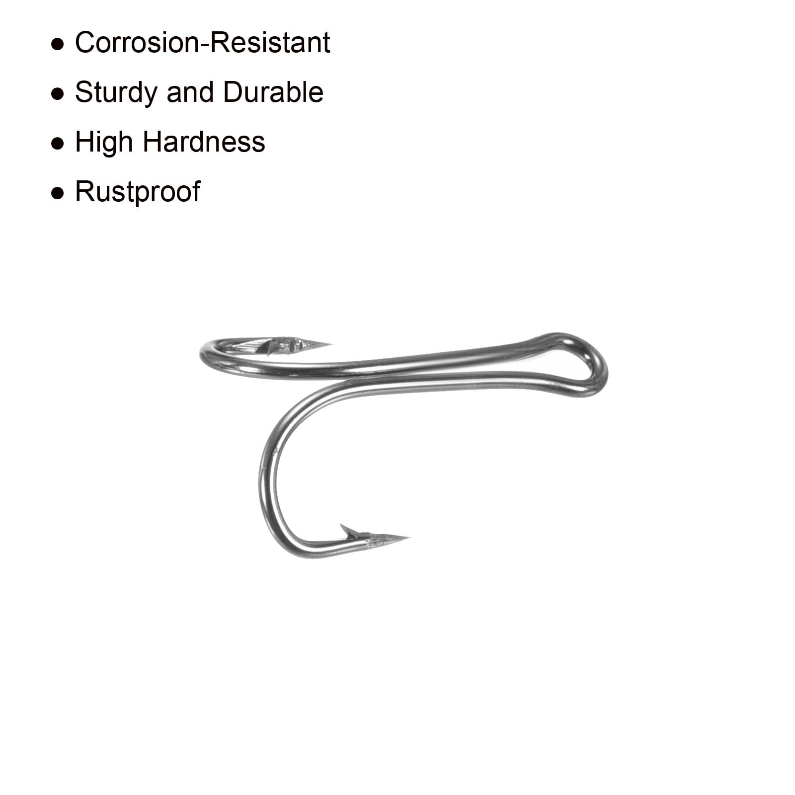 PATIKIL compact 14 mm hooks suitable for freshwater and saltwater fishing