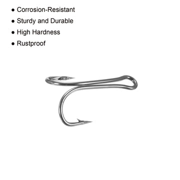 PATIKIL compact 14 mm hooks suitable for freshwater and saltwater fishing