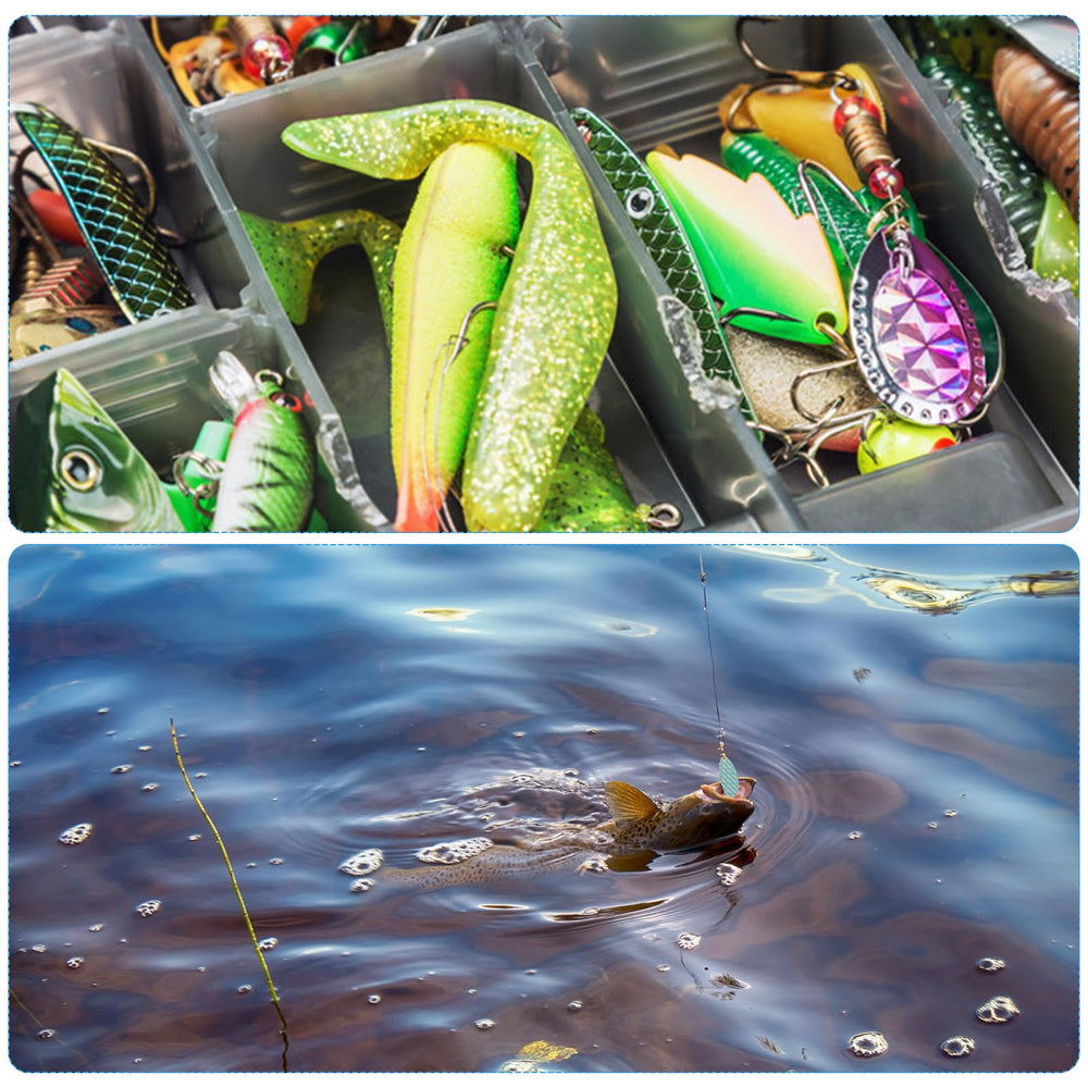 PATIKIL 18-piece silver-tone set adds variety to lures