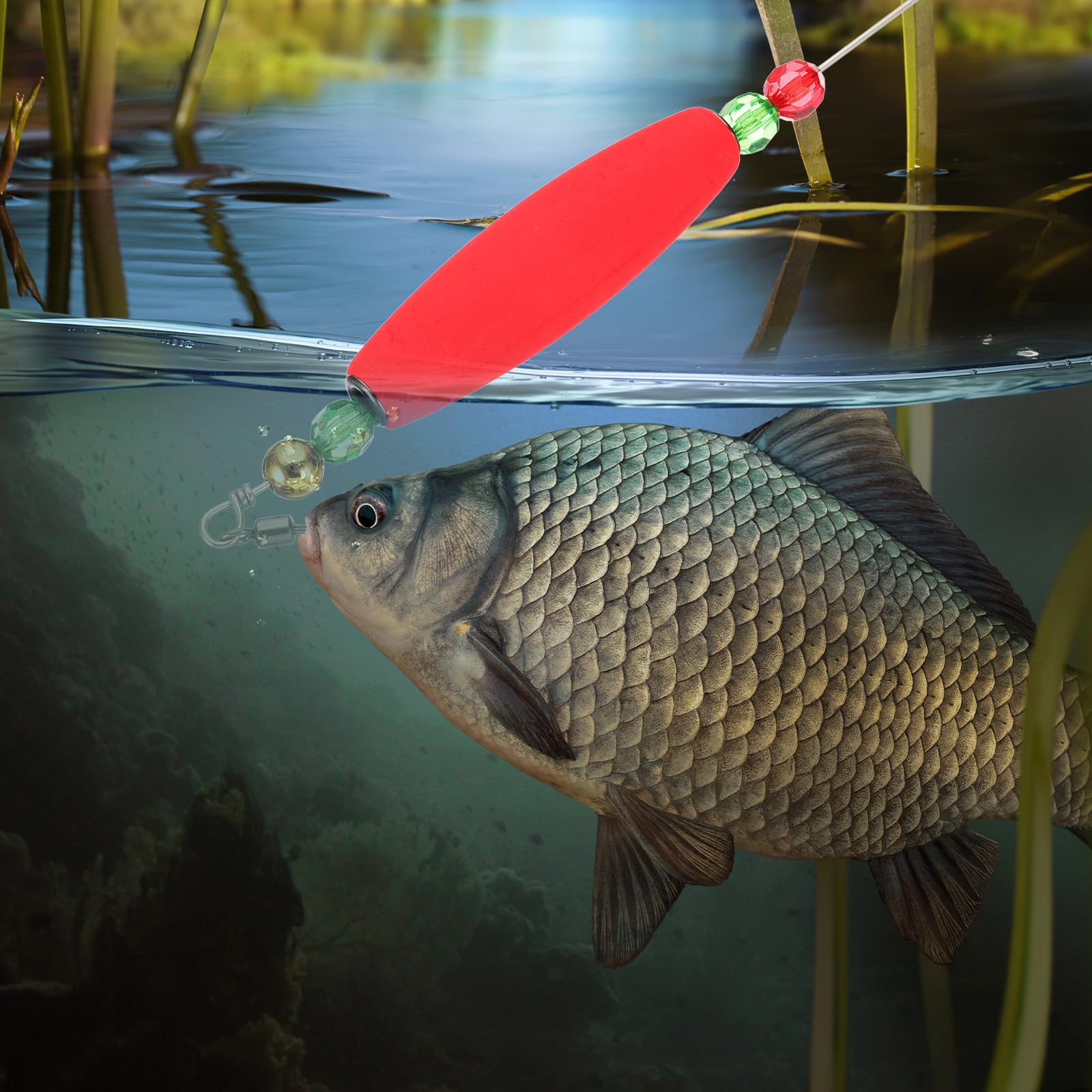 PATIKIL 2-pack fishing bobbers for versatile tackle options