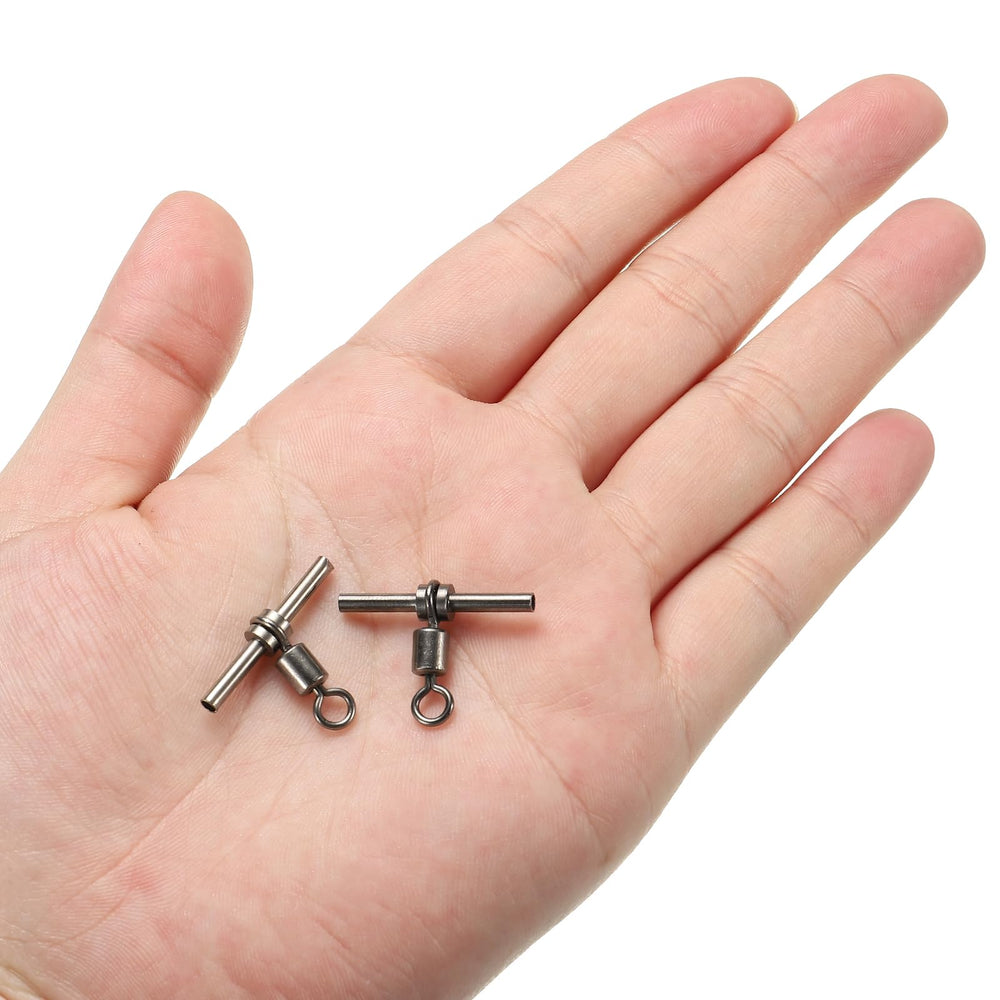 PATIKIL 20-pack packaging with compact swivels for multi-hook rigs