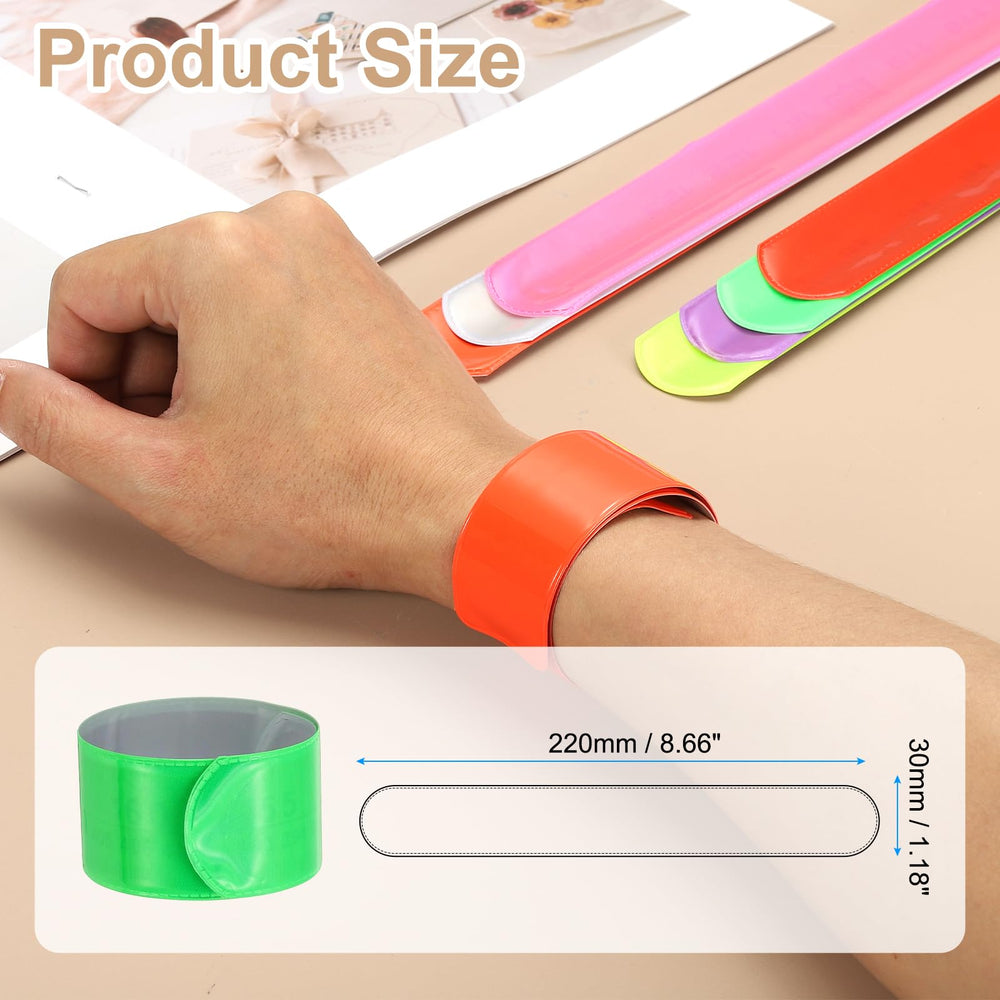 PATIKIL 22cm reflective band worn on the leg for safer night walking