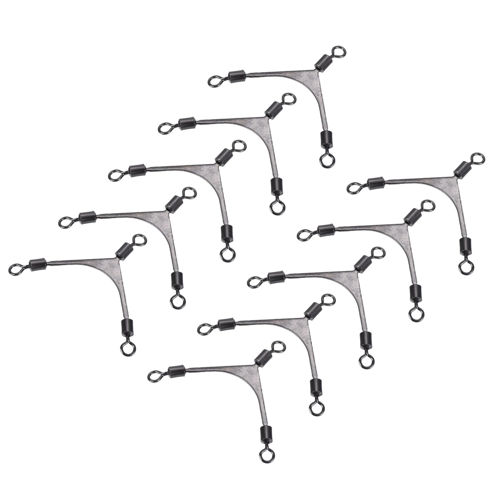 PATIKIL 3 Way Swivel Connector mainline to leader view for smooth line flow.