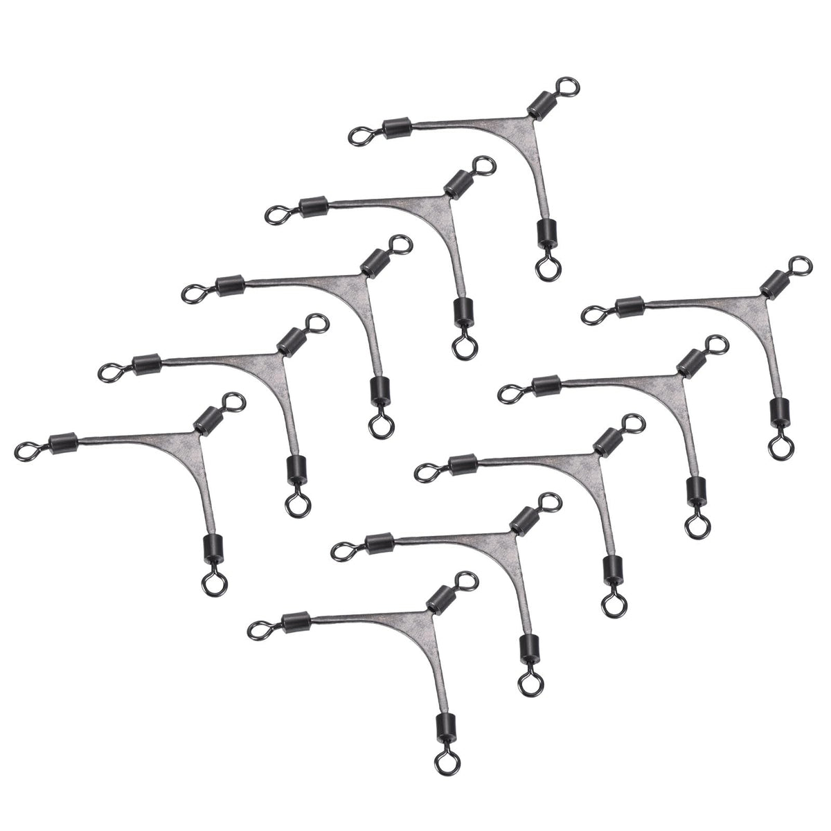 PATIKIL 3 Way Swivel Connector mainline to leader view for smooth line flow.