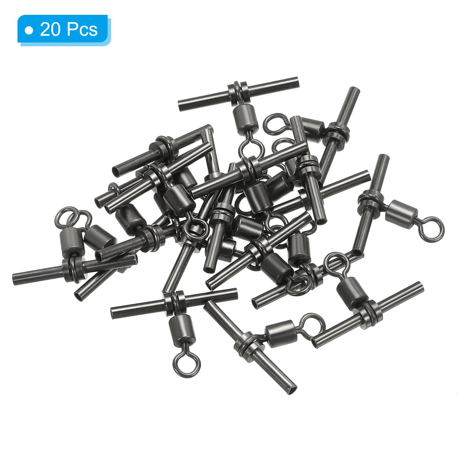 PATIKIL 360-degree rotating brass swivel reduces line twist during casts