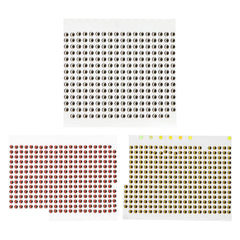 PATIKIL 3D Eyes 4mm Red epoxy fishing lure stickers (300 pcs)
