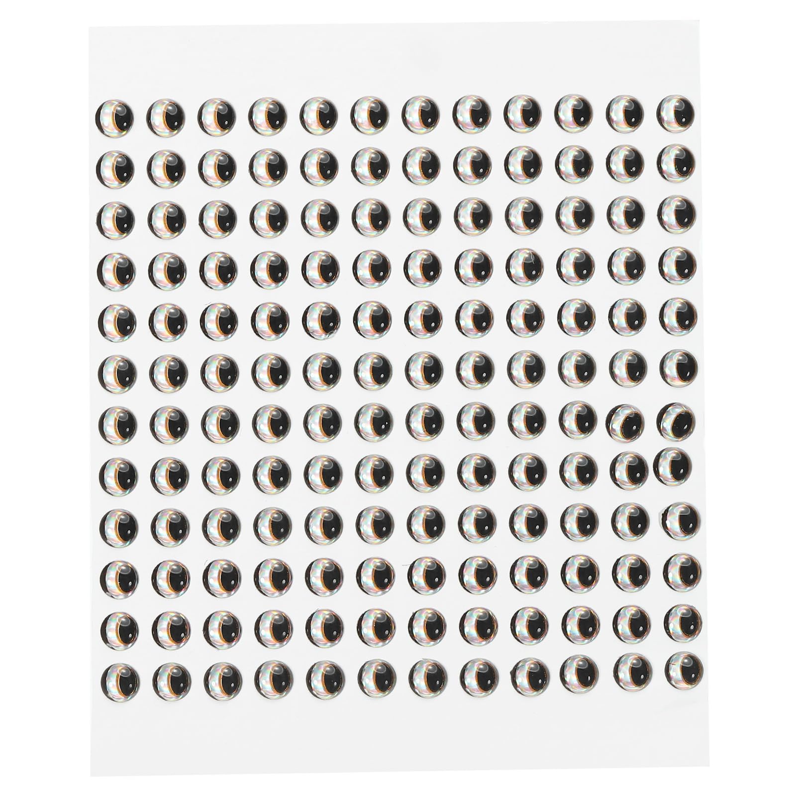 PATIKIL 3D lure eyes in silver enhance realism and attract more fish