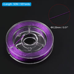 PATIKIL 450D metallic thread close-up highlights high strength for guide eyelets