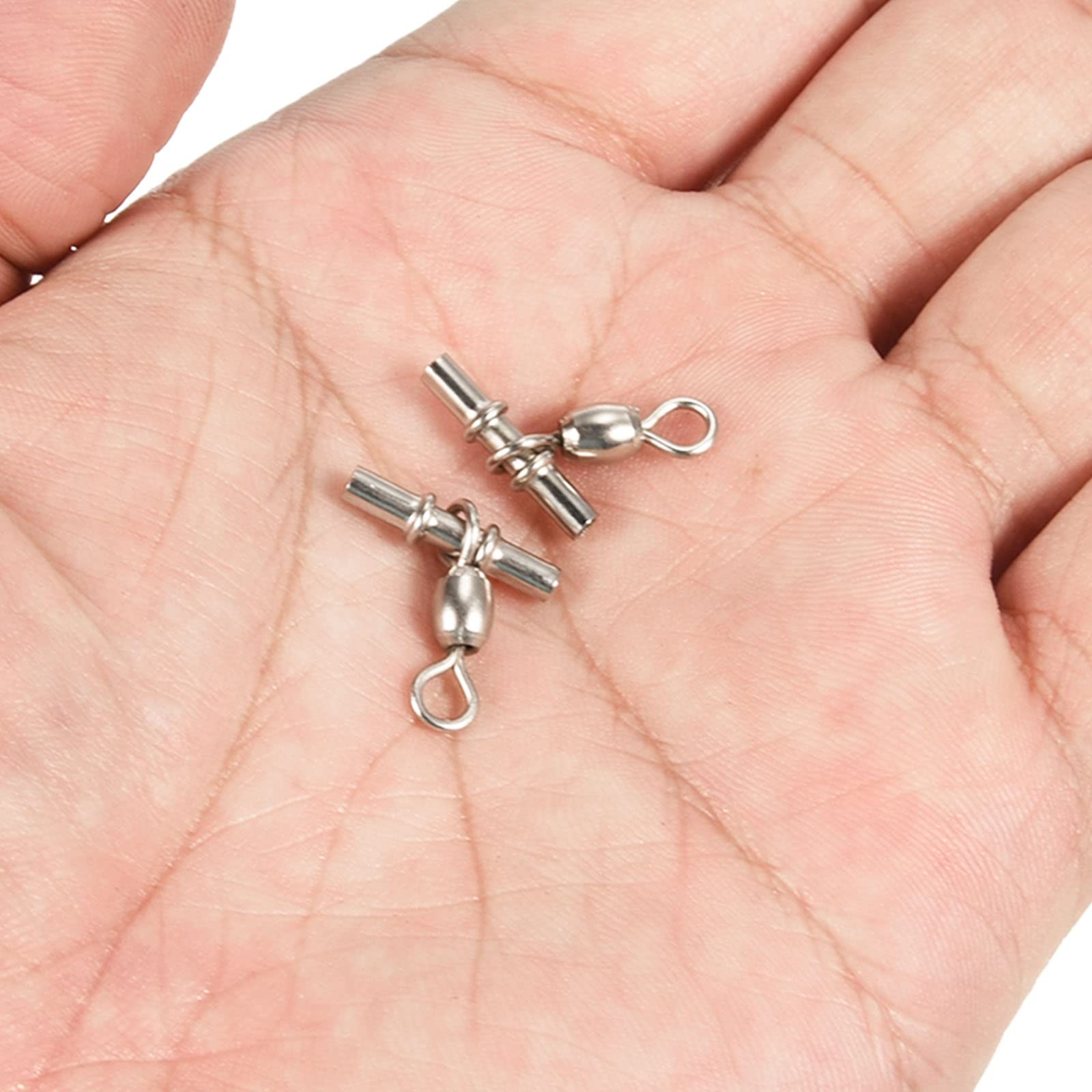 PATIKIL 50pcs pack image reflects convenient multi-swivel setup.