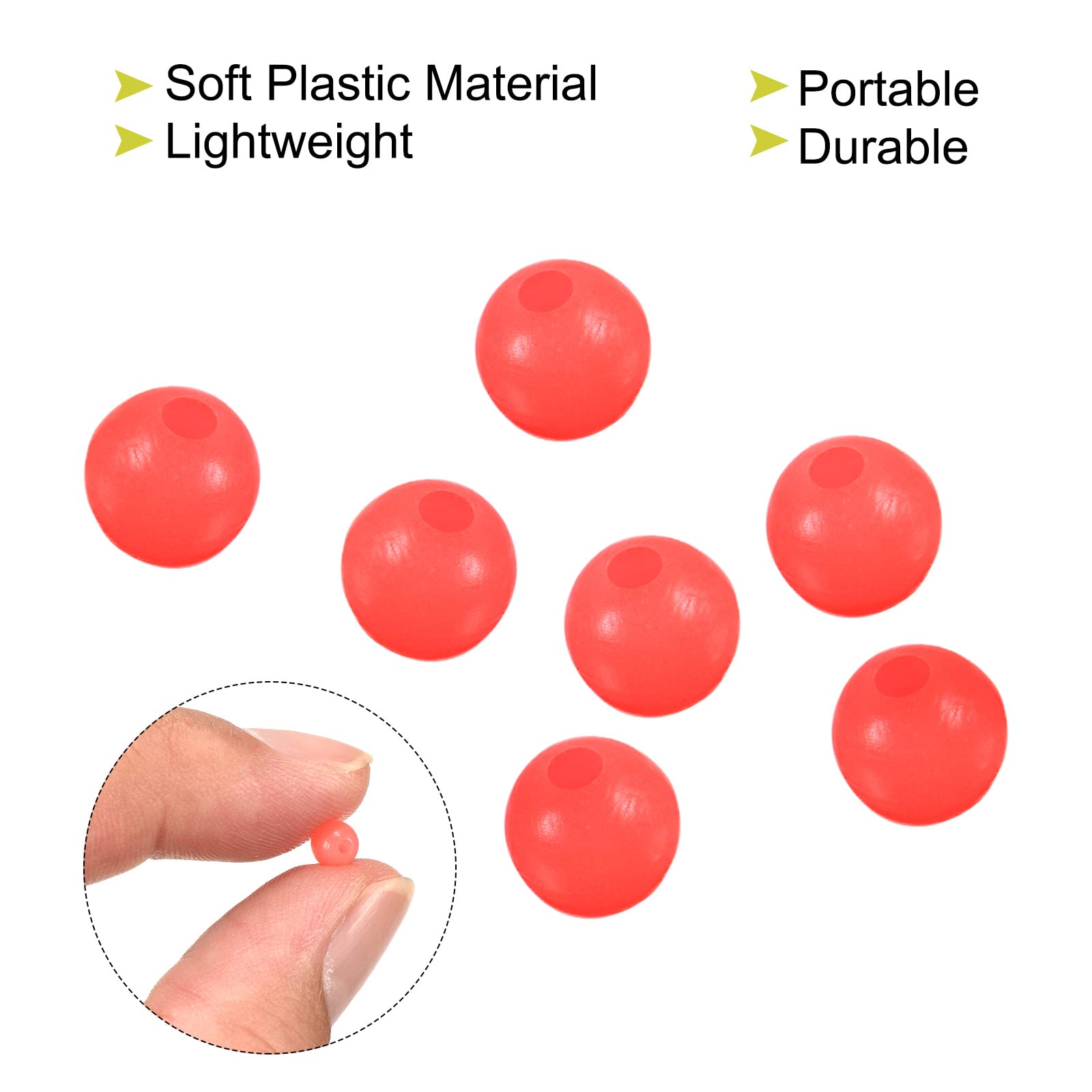 PATIKIL red glow beads improving night visibility and depth perception