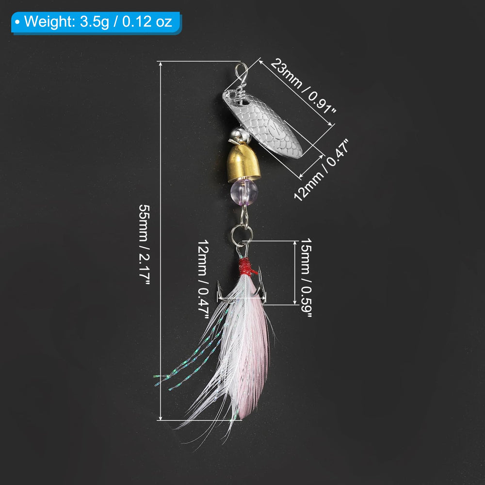 PATIKIL 5-pack lure set stored in tackle box for easy transport