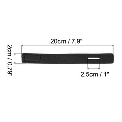 PATIKIL 6-pack rod straps for compact storage and quick setup.