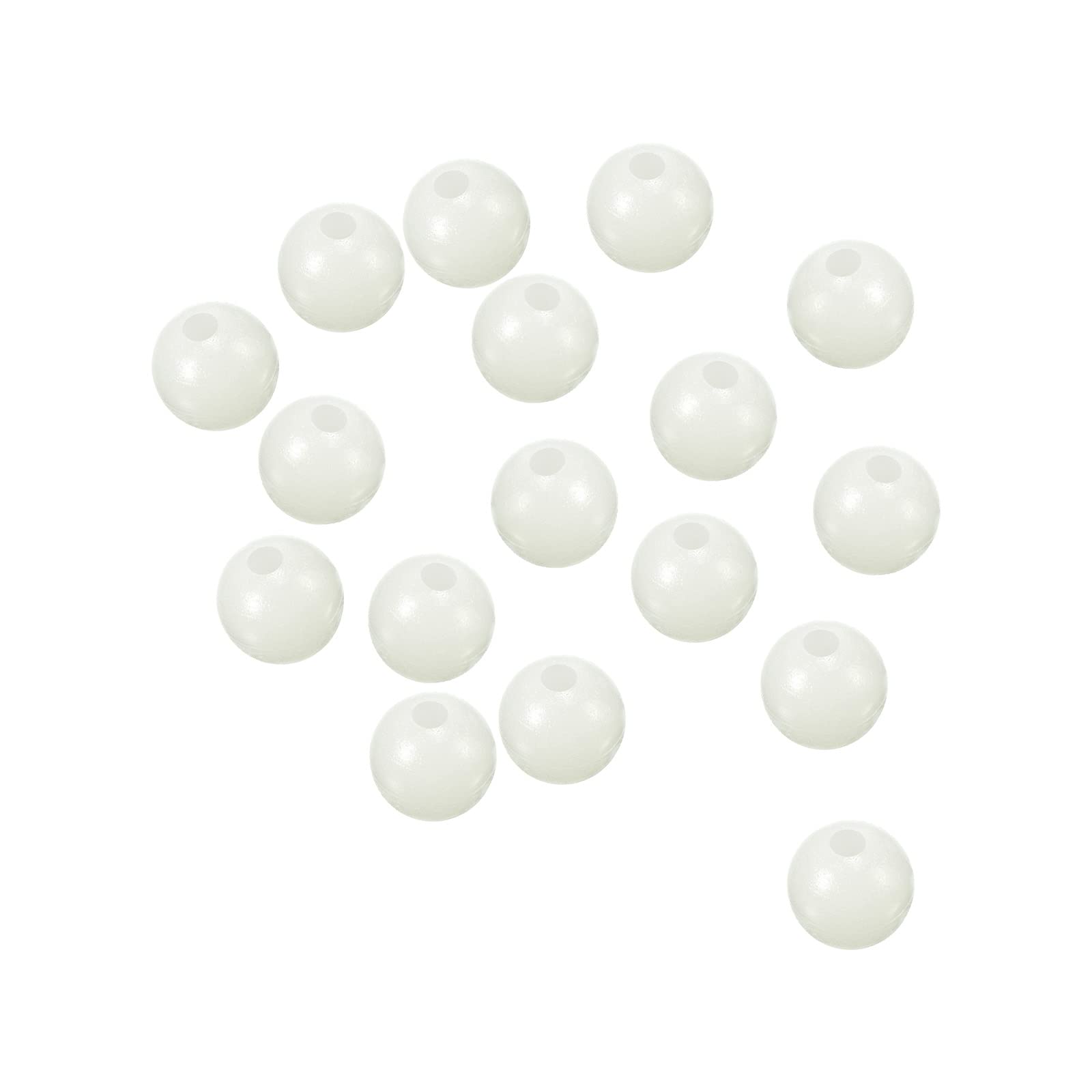 PATIKIL 6mm luminous fishing beads glow for night fishing and deep water.