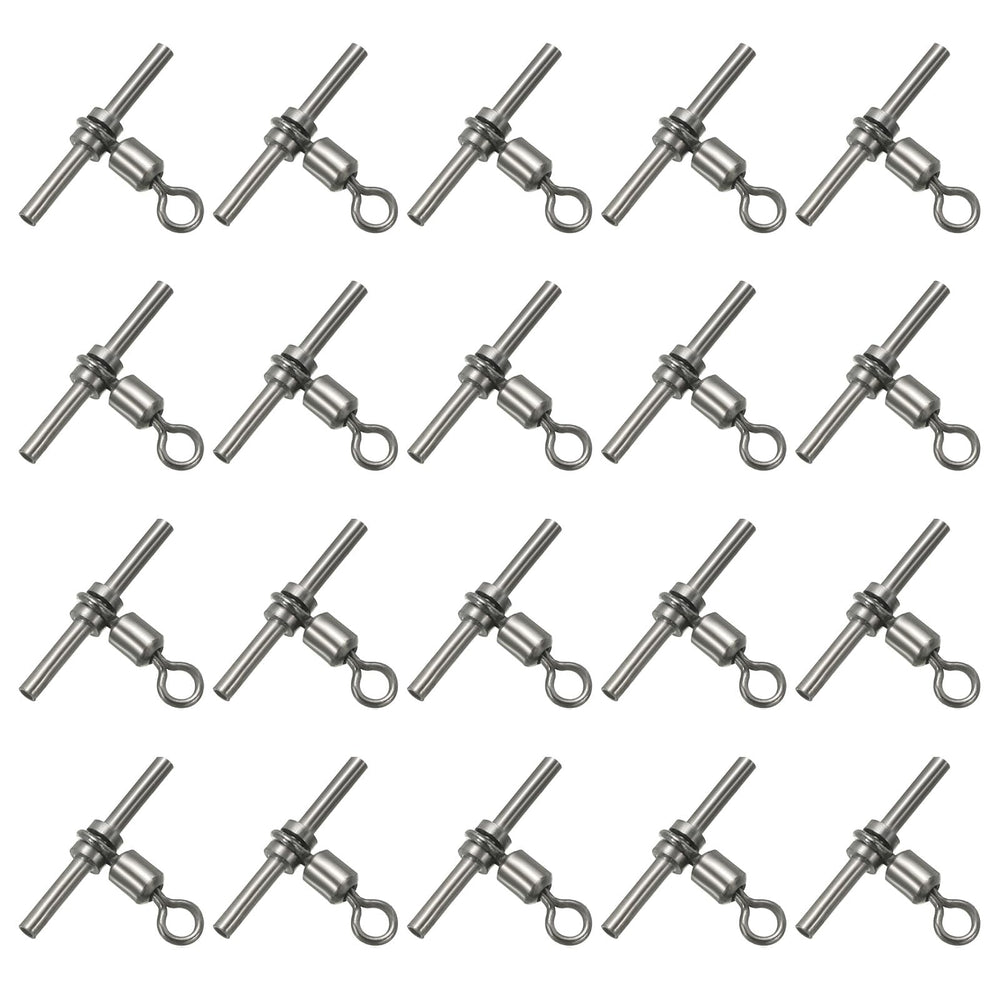 PATIKIL 70Lbs 3-Way brass swivel main view shows robust rig stability for multi-hook setups.